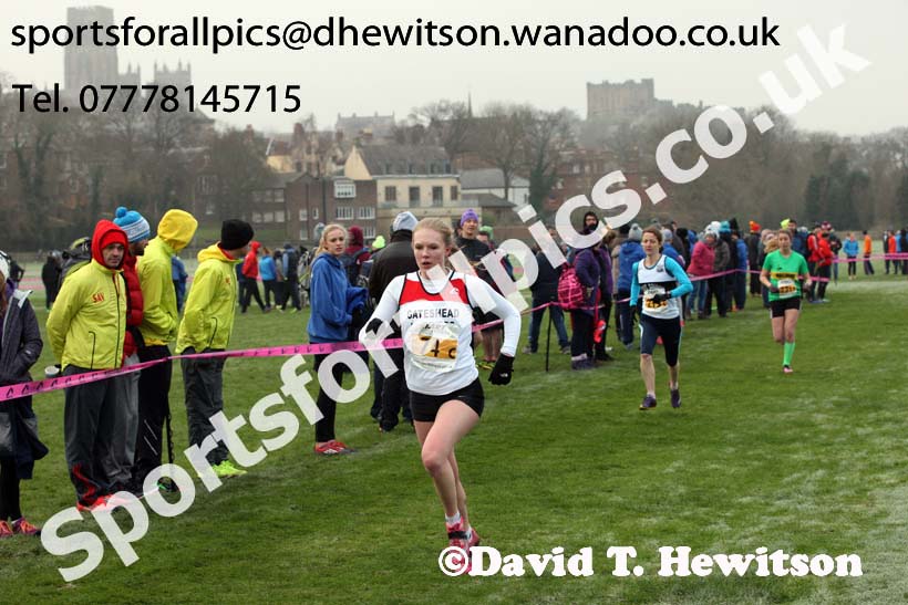Senior women, Durham Cathedral Cross Country Relays. Photo: David T. Hewitson/Sports for All Pics